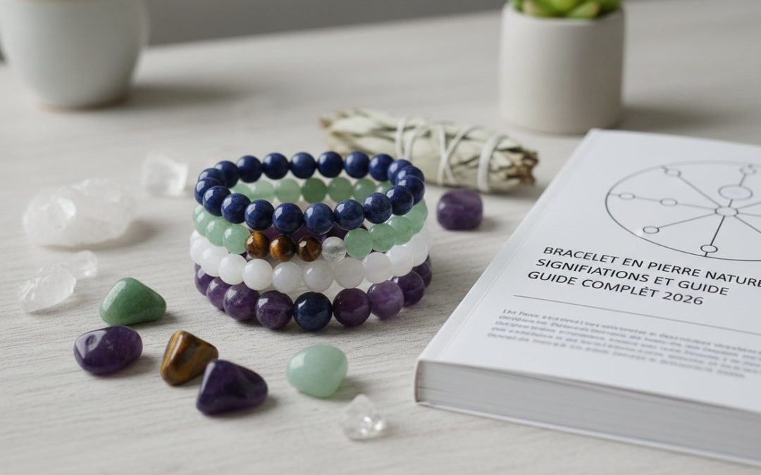Bracelet en pierre naturelle : significations et guide complet 2026