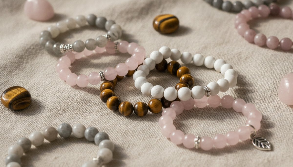 Bracelets en pierres naturelles pour la confiance en soi