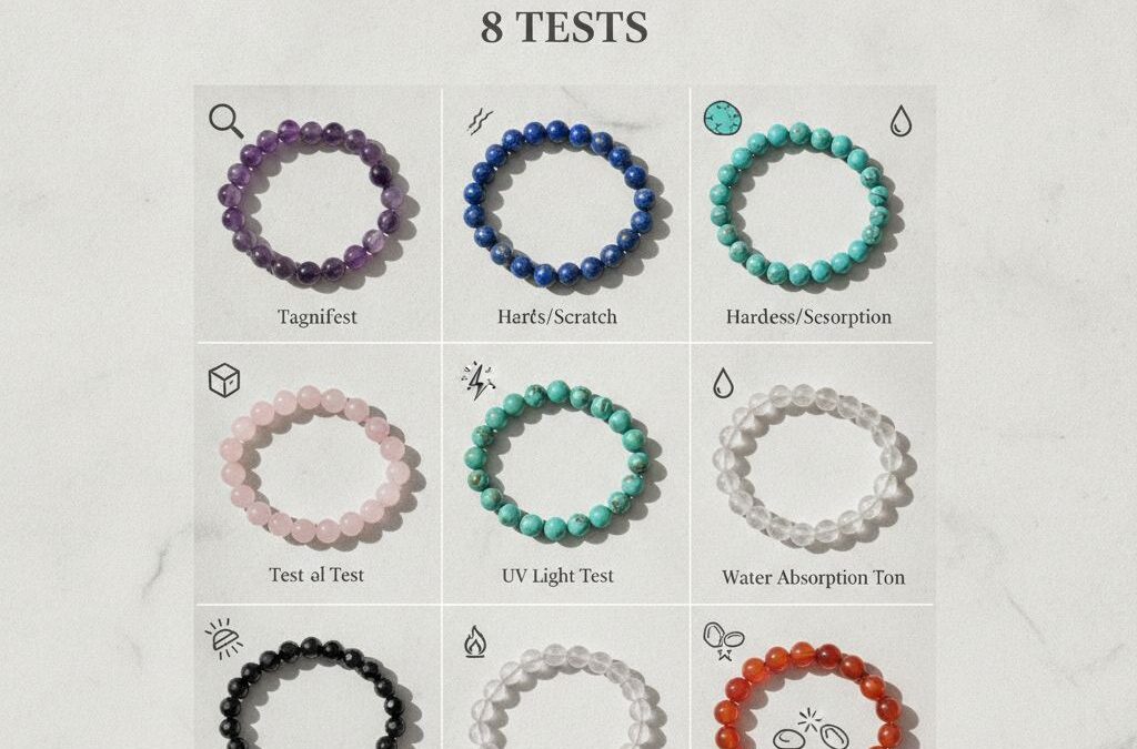 Reconnaître un vrai bracelet en pierre naturelle : 8 tests